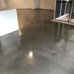 sealing a polished concrete floor